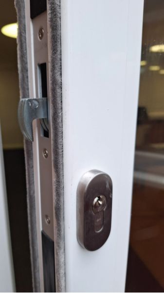 Supplied and fitted thermally broken aluminium doors